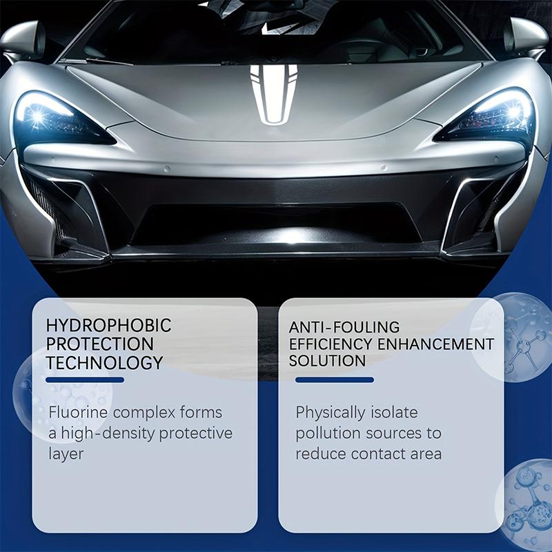 High-protection Automotive Coating Spray, Hydrophobic Polishing Nano Coating, Crystal Plating Finish, Enhances Gloss.