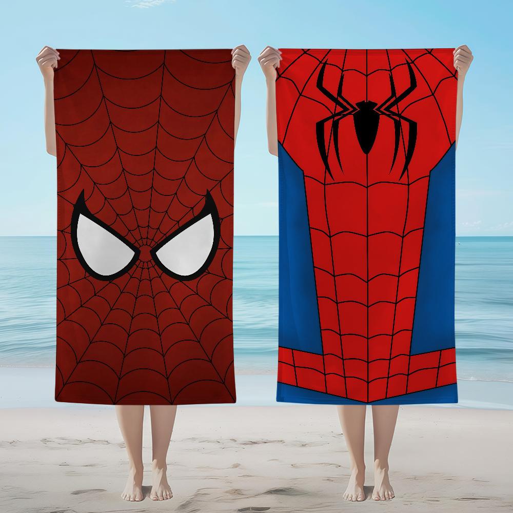 Towel Textile Logo Bathrobe Beach S-SpiderS-ES Quick-Drying Lightweight Portable Camping M-ManS Swim Pool Travel