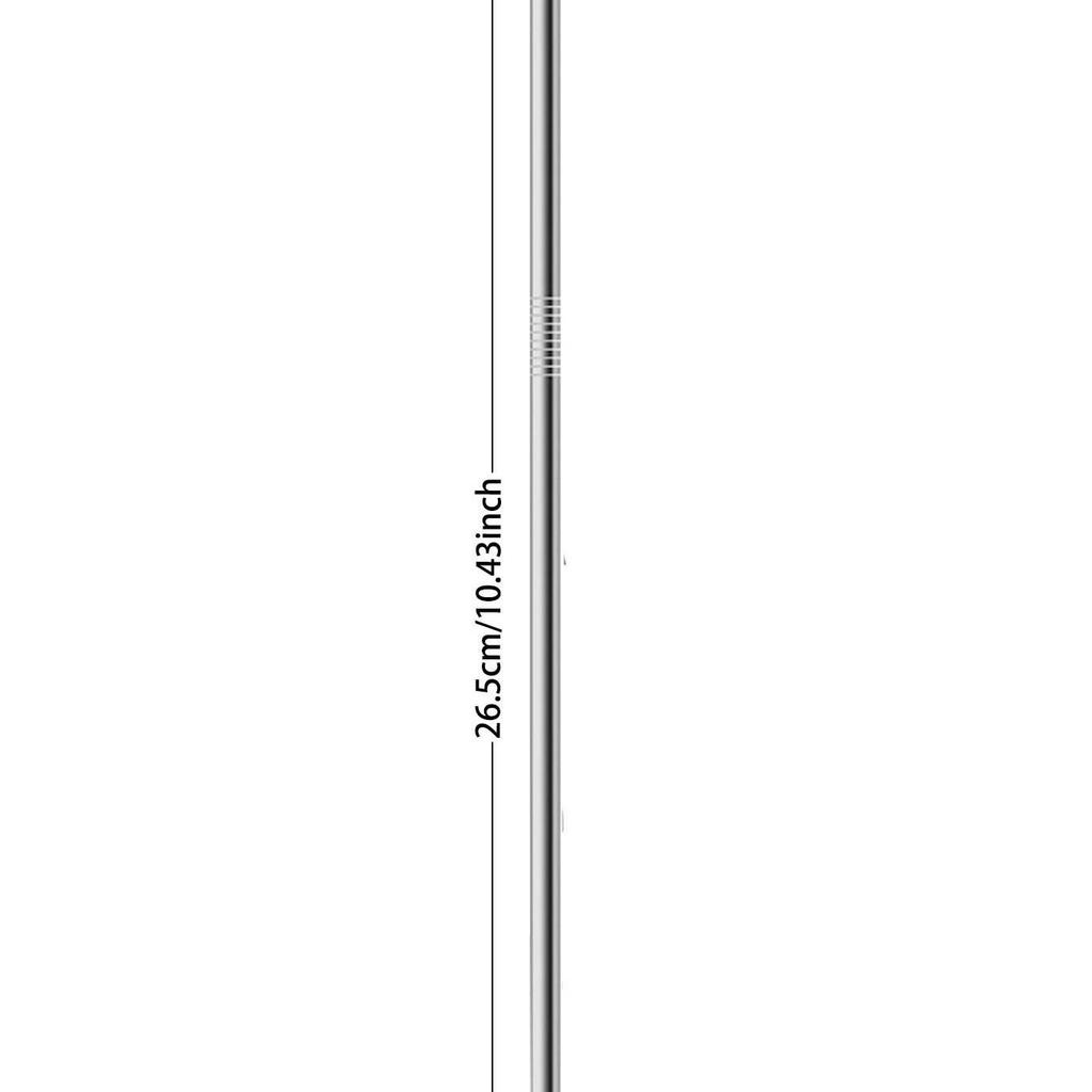 304 Stainless Steel Straws for Bars, Milk Tea, Juice & Coffee Shops