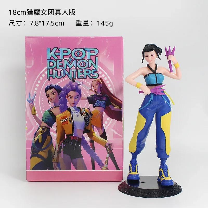 Live-Action Dämonenjägerin Girlgroup Figuren - K-Pop Idol Gruppe Peripherieartikel, Cartoon Modell Spielzeug & Ornamente