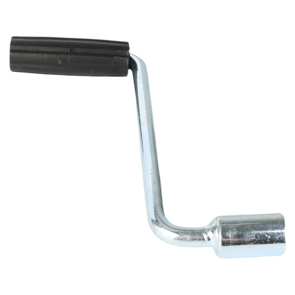 19mm Socket Trailer RV Jack Crank Handle Manual Zinc Plated Steel Tool for Easy and Secure Trailer Leveling Adjustment
