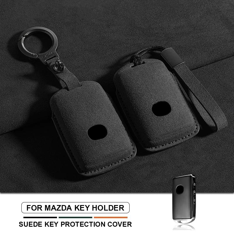 Husă Shell din Piele de Cămilă pentru Cheie de Mașină cu Telecomandă pentru Mazda 3 6 Alexa CX30 CX50 CX60 CX 3CX4 CX5 CX8 CX9 Protector Accesorii Fob