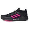Pulseboost Comfortable Lightweight Shock Absorbing Breathable Low Top Casual Running Shoes Women Sneakers Black Red EG9985