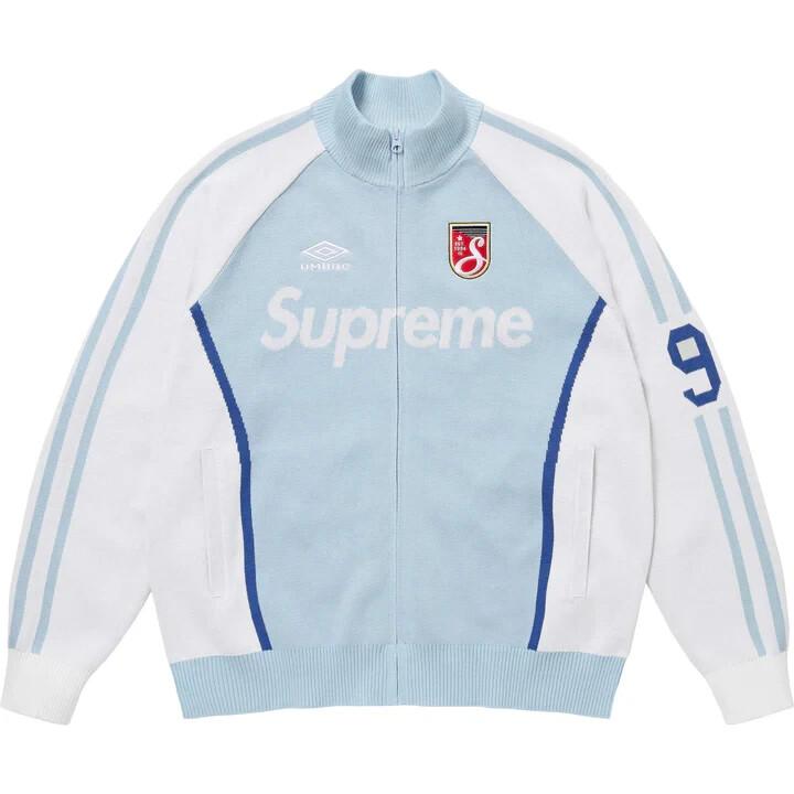 Supreme Umbro rāvējslēdzēja džemperis Gaiši zils