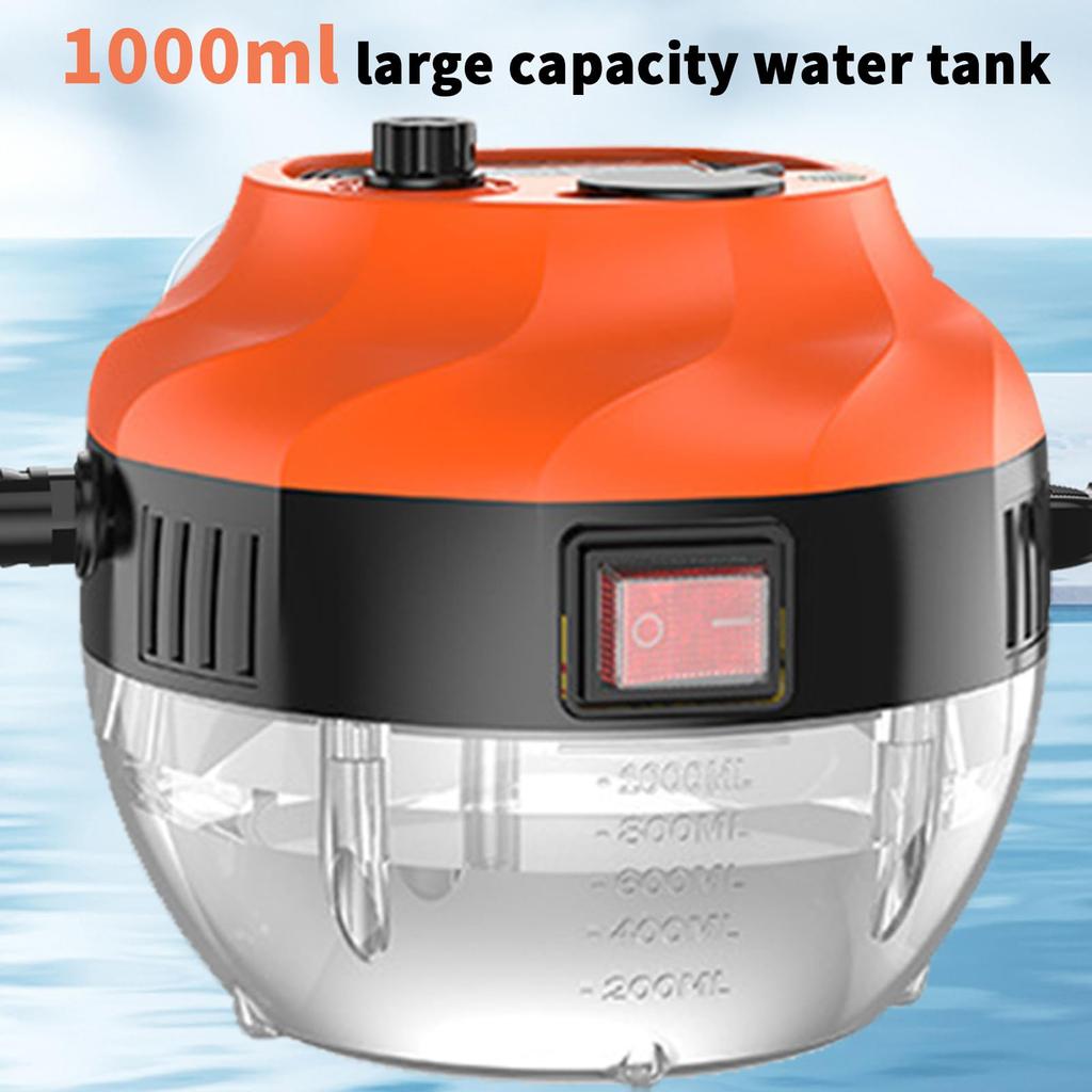 2500W Steam Cleaner for Home, High Pressure Handheld Steam Cleaner with 6-gears Adjustable for Cleaning Car Upholstery Tile Grout Home