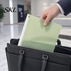 Office Document Holder 5PCS Side Opening File Folder, with Rotating Sliding Bar, Lightweight Easy Add Remove Paper Folder Durable PP Gradient