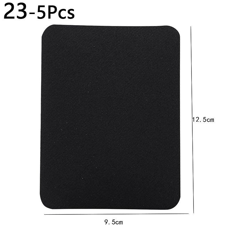 Buy 5PCS Handmade Repair Kit Solid Color Fix Rips Holes Patch For