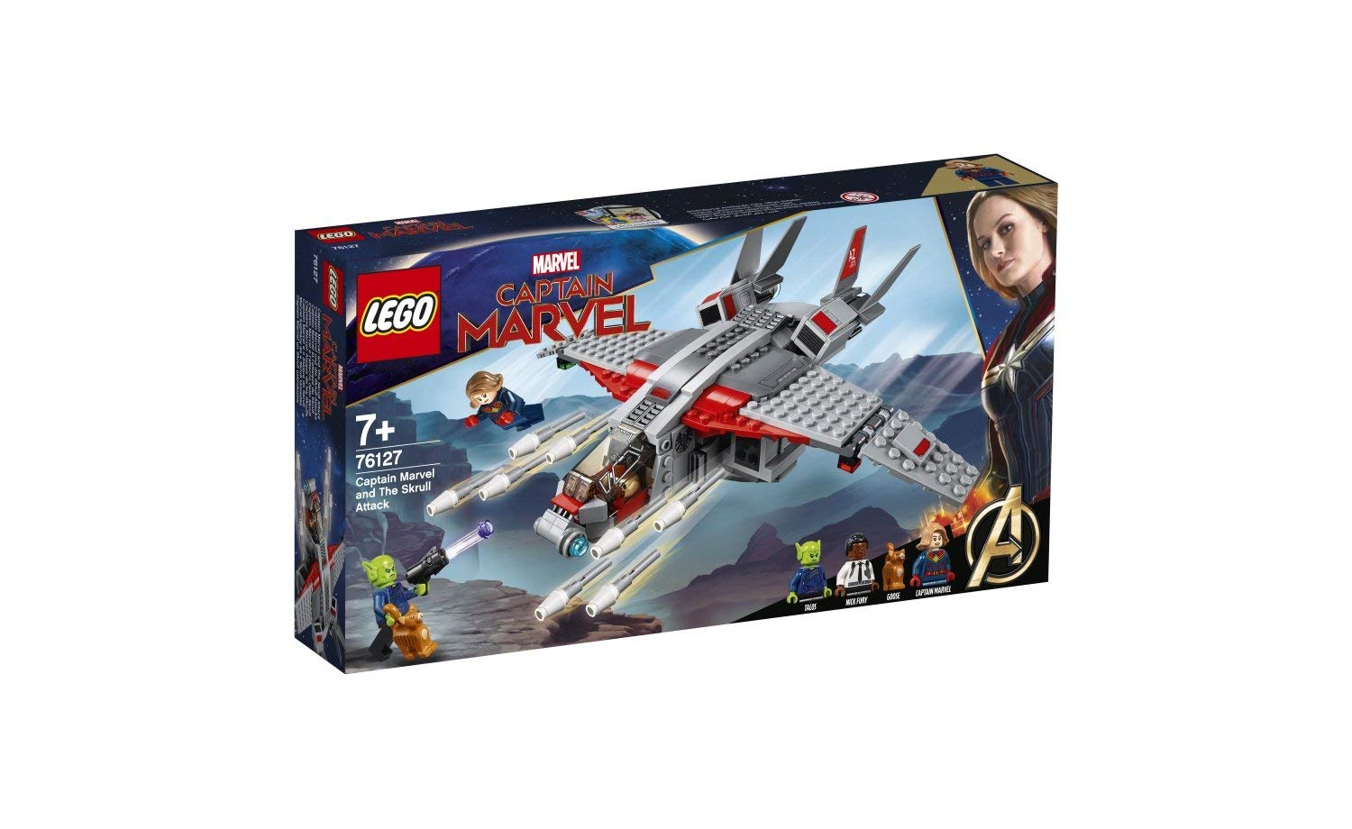 

LEGO Super Heroes Капитан Марвел и атака Скруллов 76127