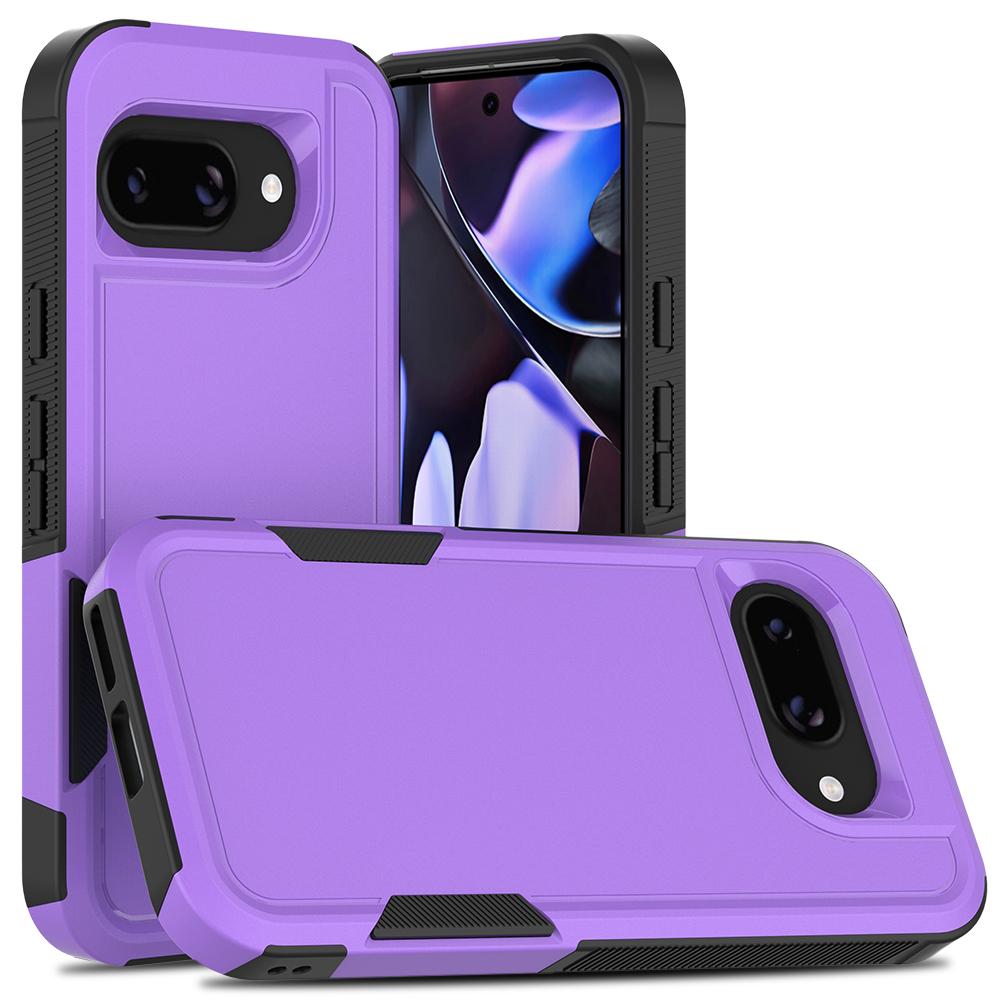 

Прочный чехол для Google Pixel 9 Pro XL 9A / Google 7 8 Pro 8A 7A 6A, ударопрочный двухслойный защитный чехол для мобильного телефона for Pixel 9A чёрный