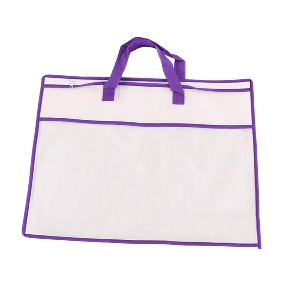 Pillow Storage Bag Handbag Portable with Zipper and Handles Tote Bag Closet