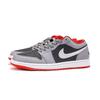 Jordan Air Jordan 1 Vintage Basketball Shoes Men's Low top Black Gray Red 553558-060(Team59-)