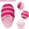 Plush Dog Toy, Cute Slippers, Interactive Toy for Medium Dogs, Chew Toy To Reduce Boredom (Pink)