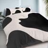 3Pcs Bedding Pillowcase Duvet Set Cow Spot Pattern 2D Digital Printing For Bedroom Hotel Dorm Decoration