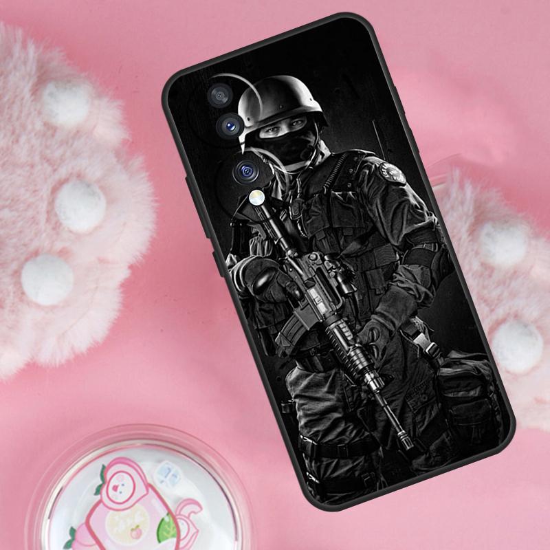 Police SWAT FBI Case For Honor Magic 6 5 7 Lite Honor 200 Pro 50 70 90 Lite X9b X9a X8b X8a X8 X9 X9c Cover