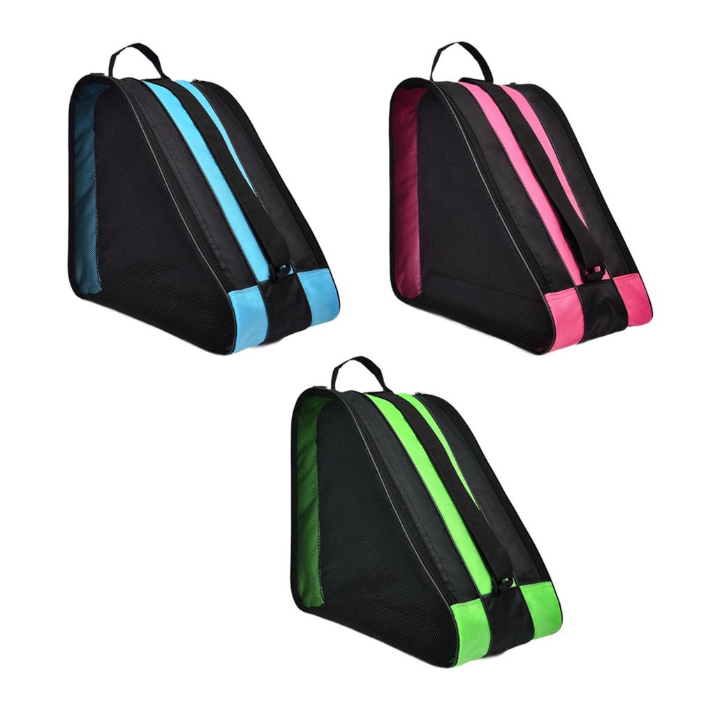Rollschuhtasche mit verstellbarem Schultergurt Skates Tragetasche für Sport Eishockey Skates Skates Eiskunstlaufschuhe Reise