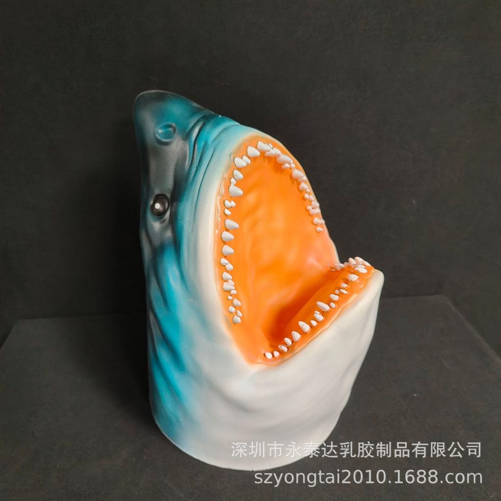 New Shark Crocodile Ornaments Latex Ornaments Sculpture Animal Home Ornaments Shark Dinosaur