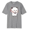Lovely Bubu Is Throwing Flipflops At Dudu Since He Teases Bubu T Shirt Bear Tshirt Kawaii Male Clothes Unisex Tops Graphic Shirt