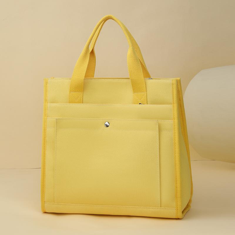 Canvas Bag Women's Large Capacity Multi-Pocket Tote Bag