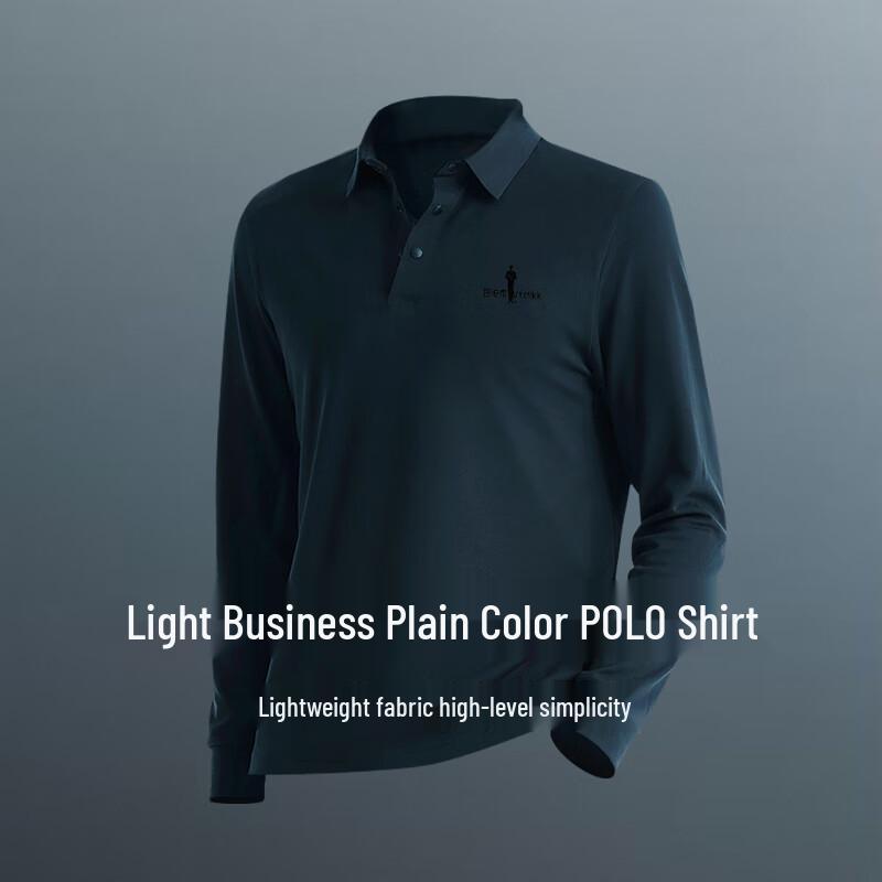 Men s Lightweight Long-Sleeve Polo Shirt 100/M