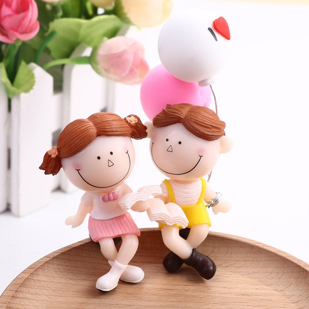 Ornament Creative Dashboard Figure Car Ornaments Car Decoration Action Figure Cartoon Couples