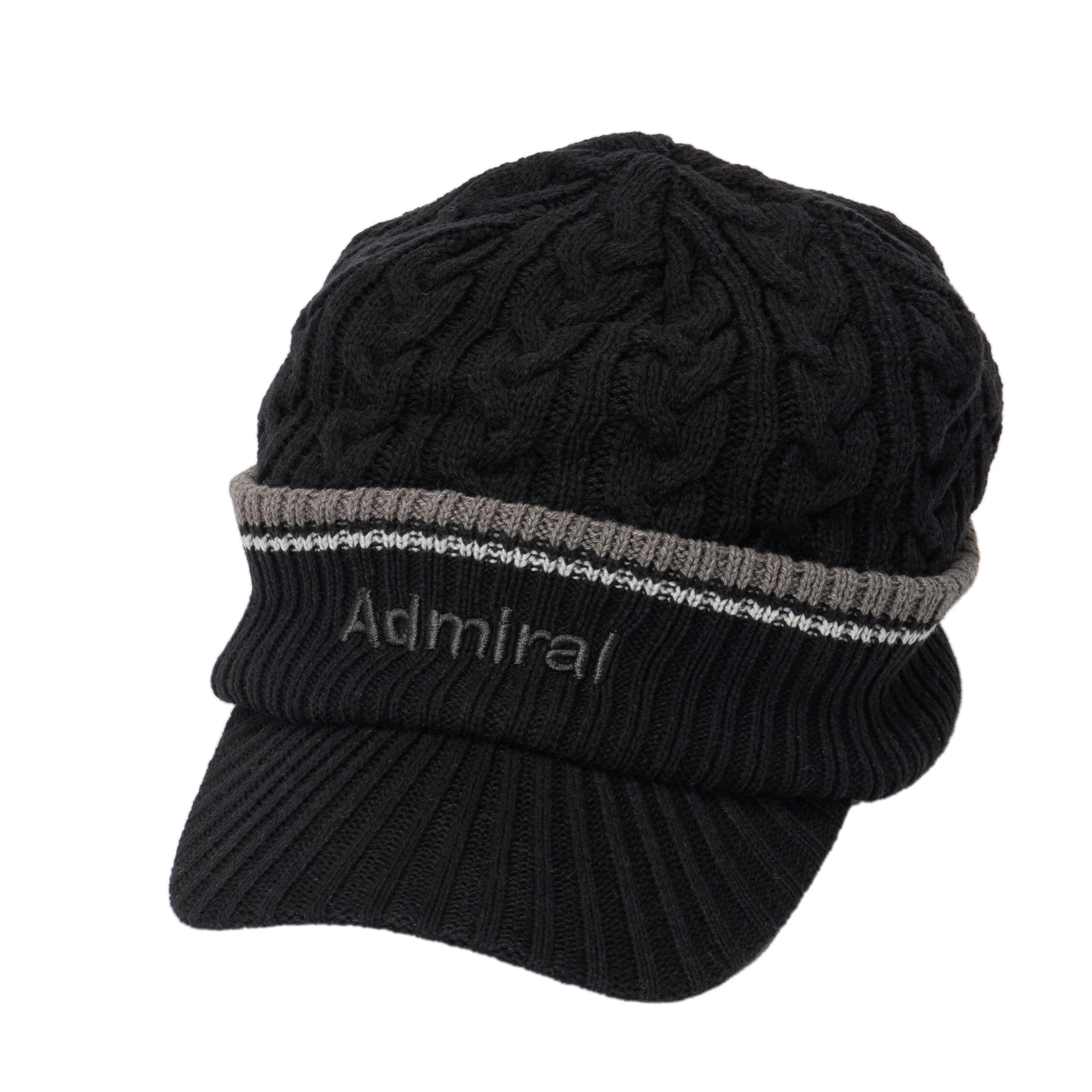 

Admiral GOLF (Admiral Golf) Cap Knit Basic Unisex Black ADMB5B11