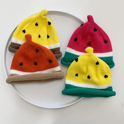 Koreanischer Ins-Stil Kinder Strickmützen Winter Baby Mützen Jungen Mädchen Mode Spielaktivitäten Mütze Kinder Accessoires 1-3 Jahre alt