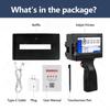 600dpi Handheld Inkjet Printer Printing Spray Height 2-12.7mm Digital Automatic Coding Machine Portable Label Machine