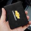 Car Driver License Bag Leather Cover ID Card Holder For Corvette Montana TrailBlazer Silverado Traverse Camaro Suburba