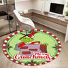 1pc Grinch Round carpet Painted Printed circular carpet, home door mat, outdoor travel protection carpet