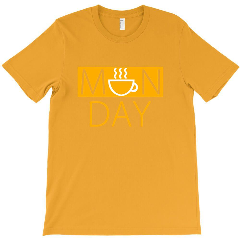 Monday Coffee T Shirt White T Shirt The Men S Crewneck Streetwear T Shirt Clothes L
