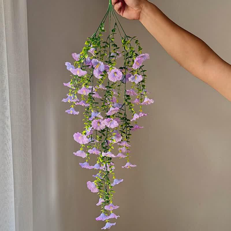 Artificial Hanging Morning Glory Vines
