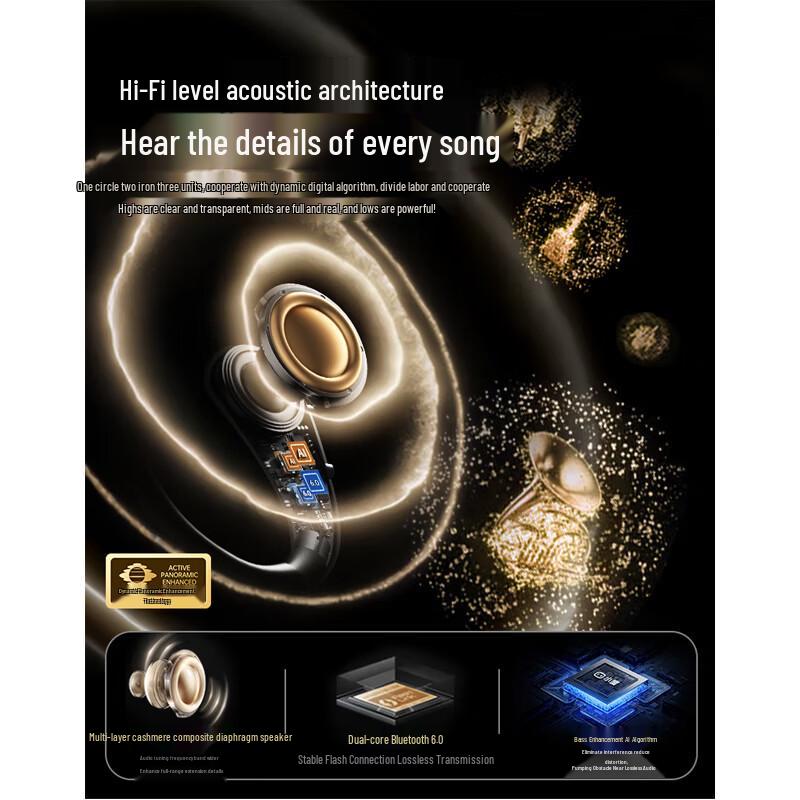 Xiaodu S200 Pro Air Conduction Open-Ear Bluetooth Earphones
