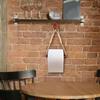 Boho Paper Towel Holder Unique Wood Towel Rack Hanging Toilet Paper Holder Suitable for Kitchen, Bathroom Accessories, Self Adhesive or Drill
