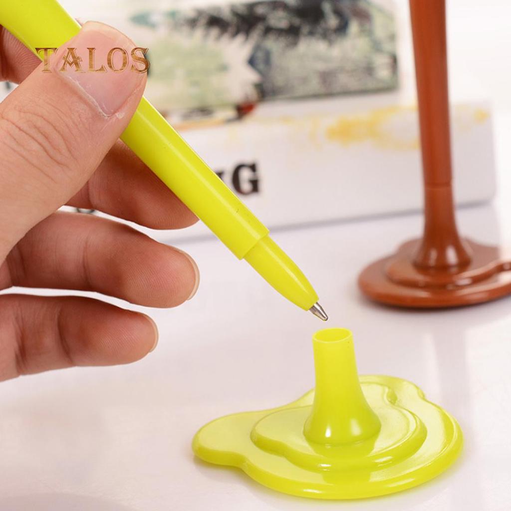 Creative Table Lamp Ballpoint Pen Cute Student School Stationery Desk Decor Writting Instruments