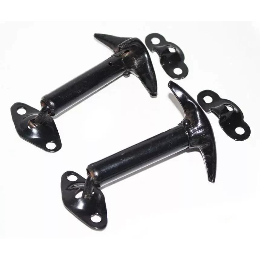 Windshield To Hood Latch + Catch D Shaped Barrel For 4X4 Willys MB GPW