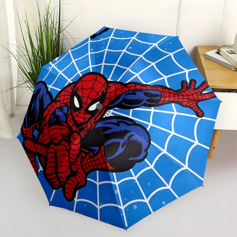

Spider-Man Web Slinger Sticker Decal for Kids Room Decor Umbrella, Cute Umbrella with Cute Design, Portable 3-Fold Compact Umbrella for Men & Women,