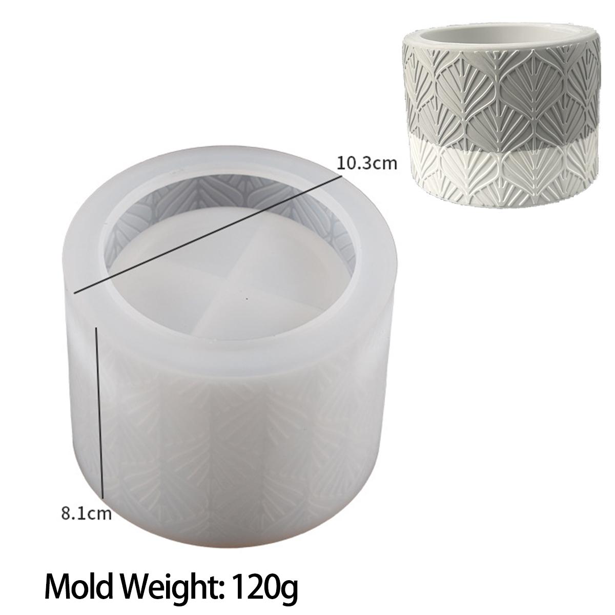 

Бетонный цветочный горшок силиконовые формы DIY гипс цемент керамика банка для свечей смола кристалл коробка для хранения форма кашпо садовый декор