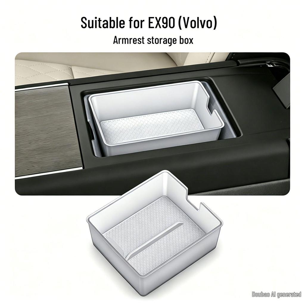 Volvo EX90 (2025-2027) Organizzatore portaoggetti per bracciolo console centrale
