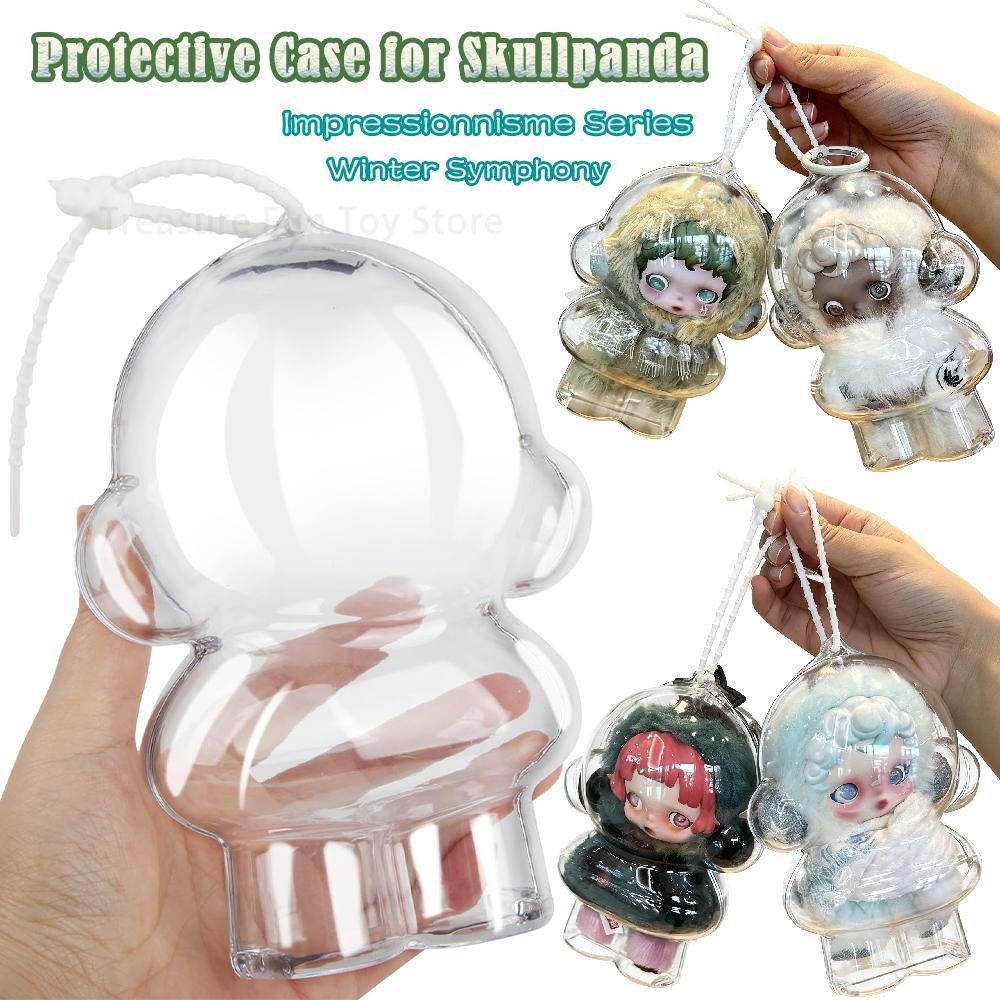 Acrylic Protective Case For Skullpanda Winter Symphony And Impressionnisme Series Transparent Case Cover Box With Silicone Strap