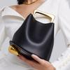 2026 New Niche Design Geometric Pattern Shoulder Bag Leather Woman Sling Handbags Casual Quality Women's Casual Tote Bag