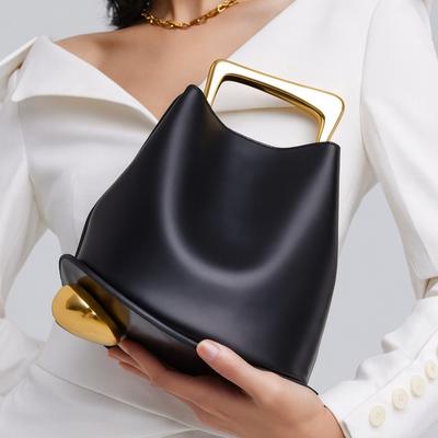 2026 Nuova Borsa a Spalla Geometrica di Design di Nicchia in Pelle da Donna Borsa a Tracolla Casual di Qualità Borsa Tote Casual da Donna