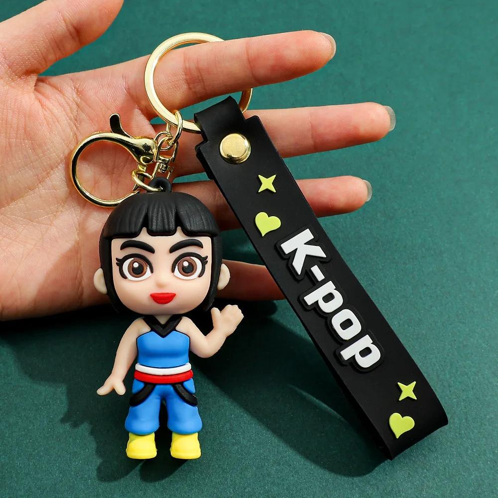 Witch Hunt Theme Derpy Keychains Doll 3D cute Popular Cute Action Model Toy bag decoration Collection birthday gift