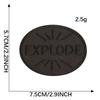 Embroidery Mark English Letter Embroidery Sticker, Cloth Label Sticker DIY Down Jacket Patch Sticker
