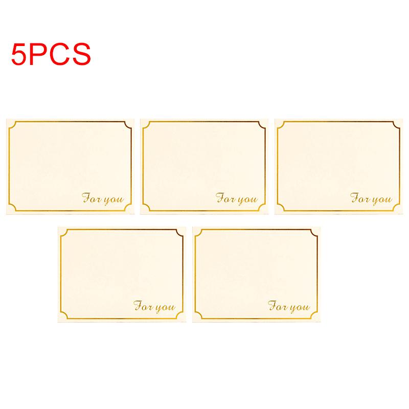 

5PCS/Pack Bronzing Envelope Bag High-grade Invitations Postcard Storage Packaging Stationery Birthday Wedding Festival Party ZYF