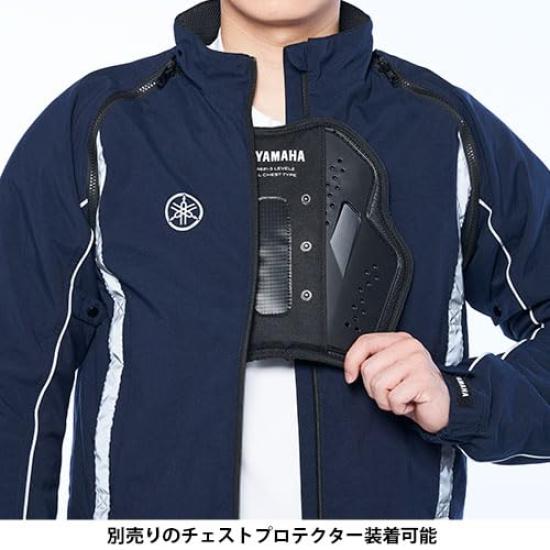 Yamaha Motor Riding Wear RY1003 Jacket DSOJ Jet XL Size Co., Ltd. Spring/Summer 2-Way Black/Gray (Plus Size) 90792-AF14X