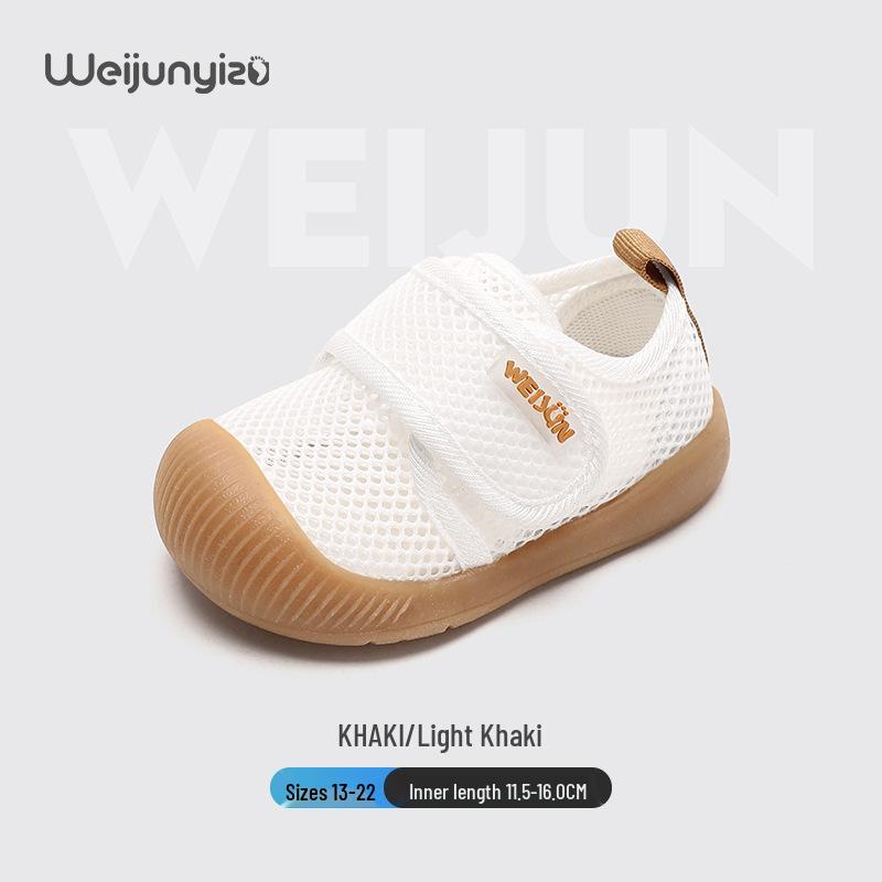 Breathable Summer Mesh Sandals for Toddler Boys, Soft Sole, Ages 1-3