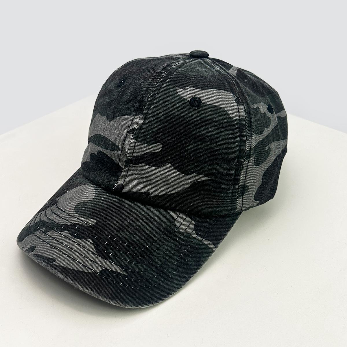 Neue Unisex Street Camo Amerikanischer Stil Baseballkappen Sonnenschutz Retro Vielseitig Persönliche Schirmmützen Sportmode Outdoor Nische 52-60cm