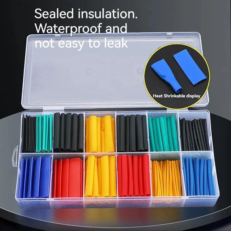 

280 Pcs Heat Shrink Suit Wire Protective Sleeve Insulation Heat Shrink Tube Boxed Heat Shrink Tube Insulation Sleeve