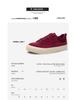 Burgundy Men's Trendy Canvas Sneakers: Versatile, Breathable Mesh for Casual Sports and Summer Style
