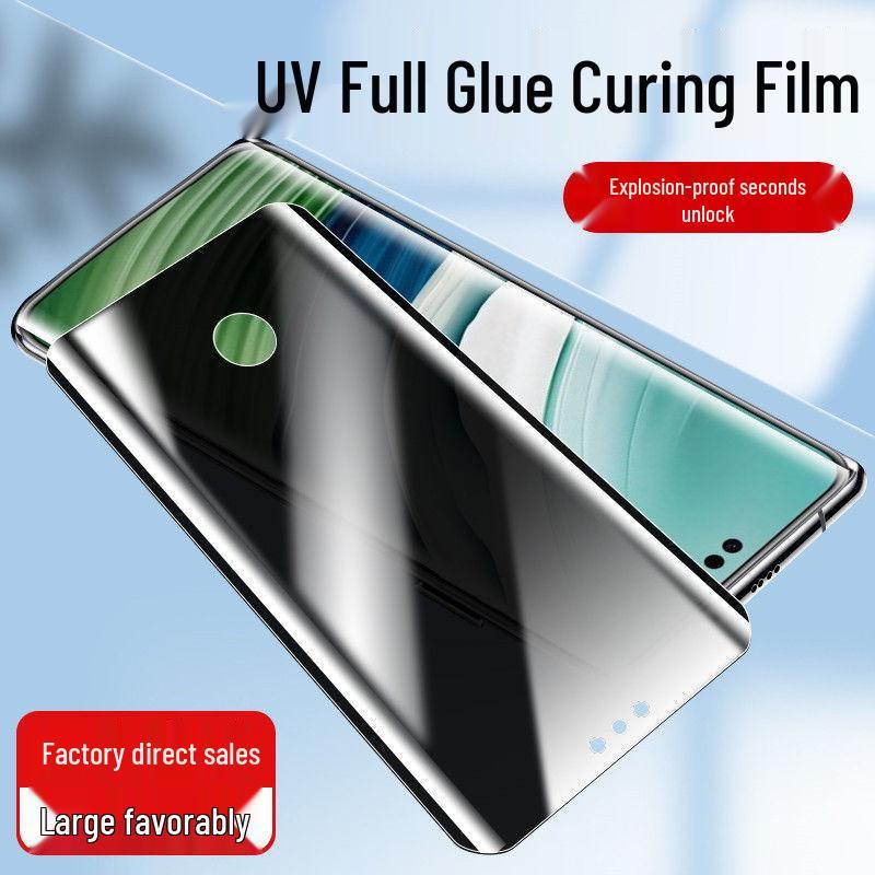 Compatible with Huawei Mate60 Pro Anti-Peep Tempered Glass Pro+ UV Curing Film for RS Porsche